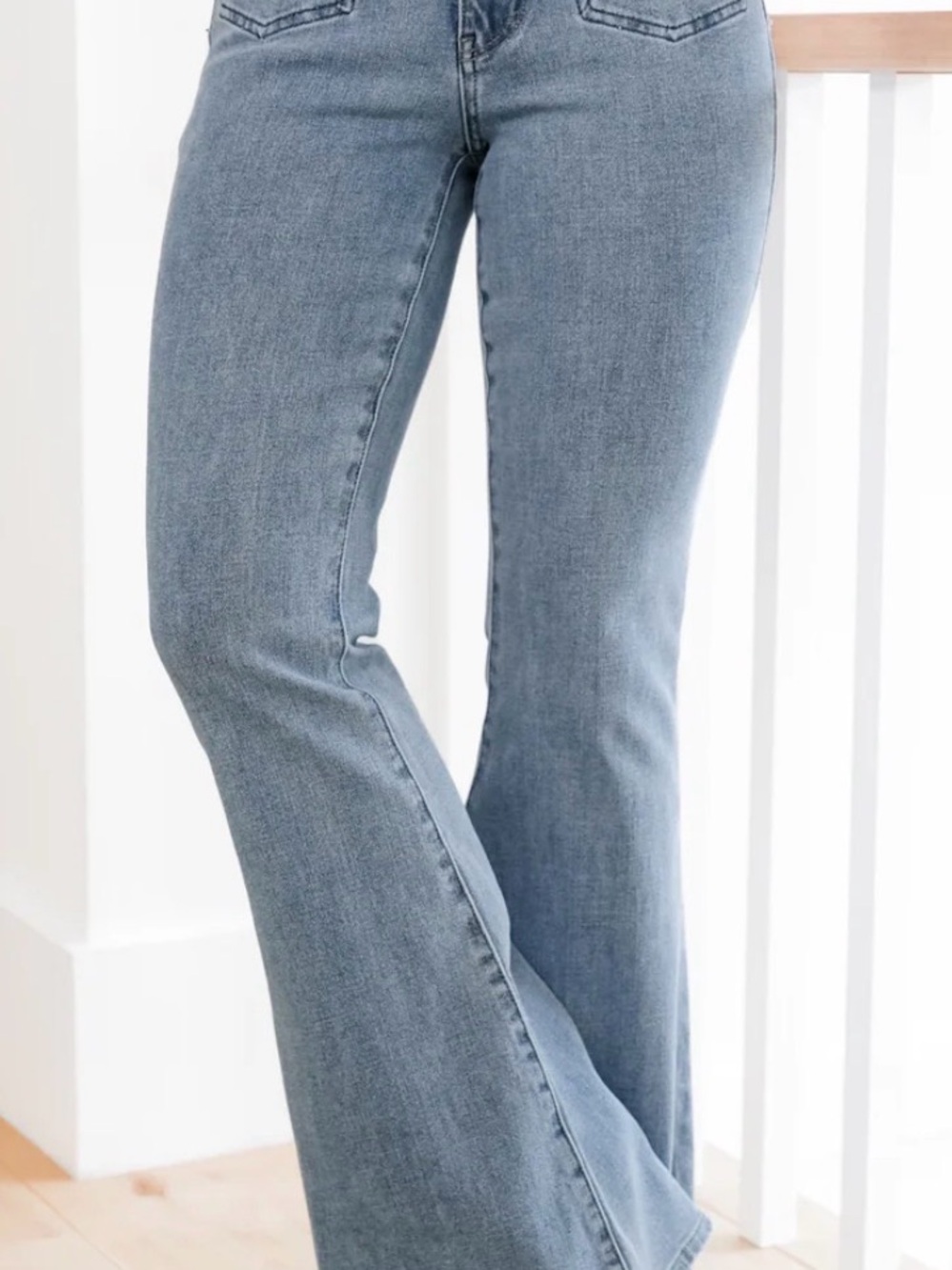 Judy Blue Light Wash Flare Jeans